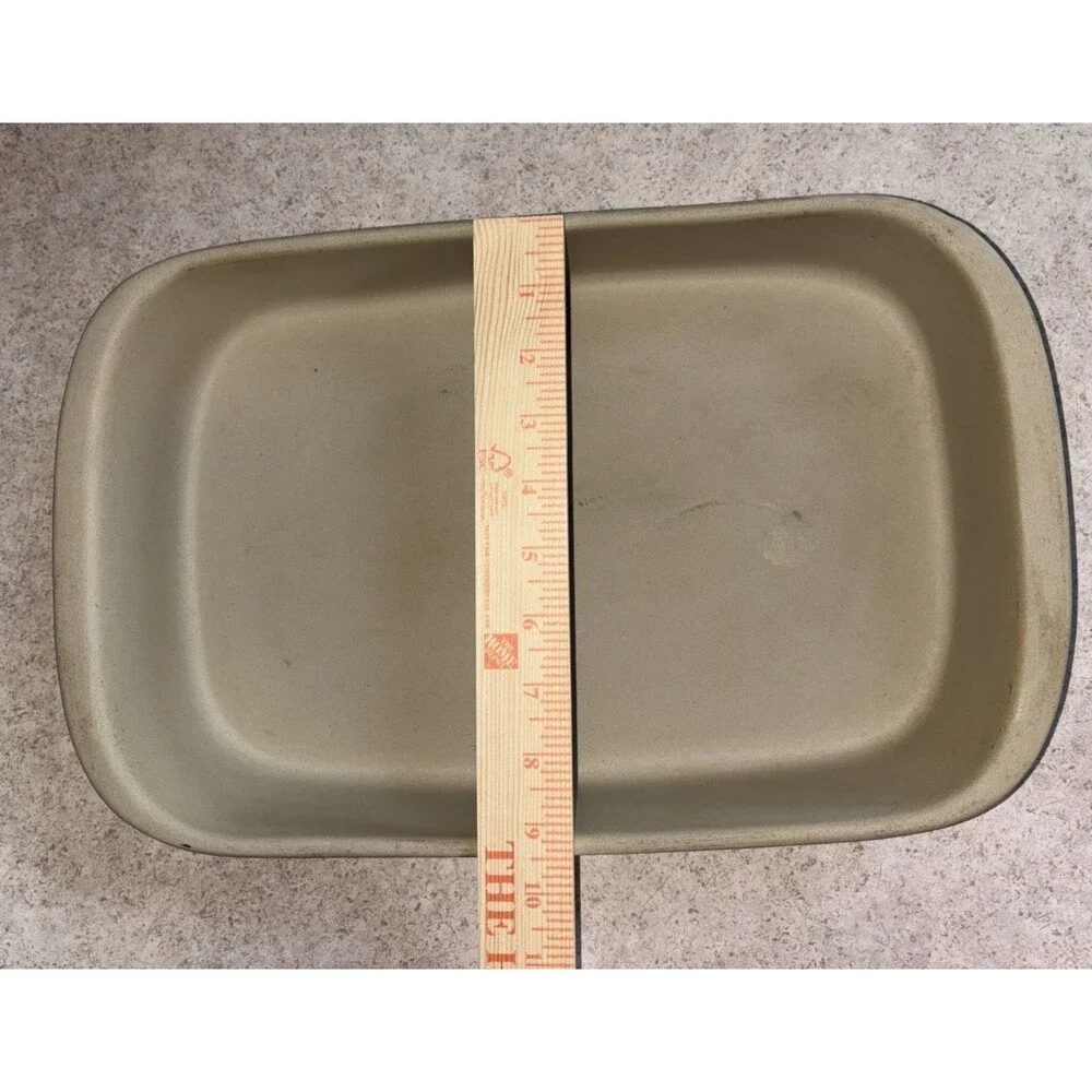 Pampered Chef Stoneware Lasagna Pan Classic Collectio Casserole Baking Dish 15x9